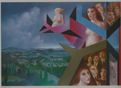 GIOVANNI GIANNINI : Dérives habitées.
[Envoi de l'artiste]