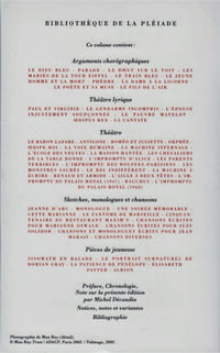 THÉÂTRE COMPLET.