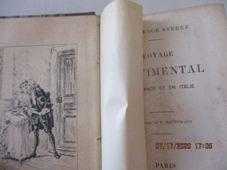 Voyage sentimental en France et en Italie - Précédée d'une notice sur la vie et la famille de L. Sterne . STERNE, Laurence - gravures de P. Kauffmann