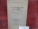 La représentation successorale en droit coutumier breton - Bretagne - Thèse pour le doctorat du 18 mai 1945 de NAUT, Yves VITRE, imp; Radenac - 1945 - ...