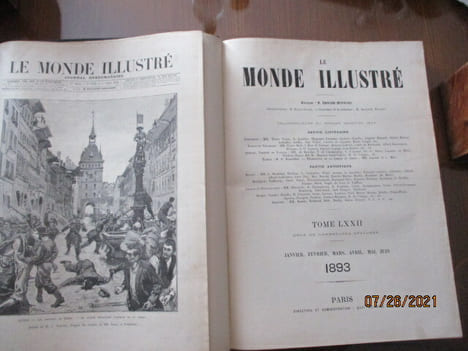 Le Monde illustré - 39 è Année - T. LXXVI & LXXVII - Année 1895 complète. Collectif - Entres autres : P. VEROU - P. HERVIEU - A. DELORME - P. LOTI ...