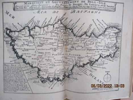 Bretagne - BELLE-ILE - histoire politique, religieuse et militaire - Moeurs, usages - Marine, pêche, agriculture - biographies belliloises par Léandre ...
