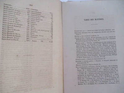 Généalogie - Etat du Poitou sous Louis XIV - Rapport au roi & Mémoire sur le clergé, la Noblesse, la Justice & les Finances, par Charles COLBERT de CROISSY- Catalogue Alphabétique des Nobles dressé par Jacques-Honoré BARENTIN, - Liste des condamnés comme faux nobles, Mémoire statistique de Maupéou d'Ableiges & autres documents officiels annotés & publiés par Charles DUGAST-MATIFEUX