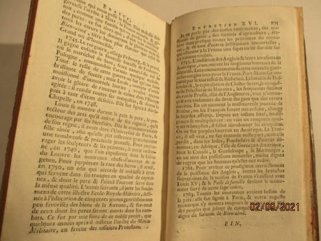 Eraste, ou l'ami de la jeunesse ; entretiens familiers, Dans lesquels on donne aux jeunes Gens de l'un et de l'autre sexe des notions suffisantes sur ...