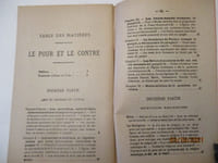 Le Pour et le Contre - La religion a surtout quatre espèces d'ennemis : les socialistes, les franc-maçons, les libres penseurs et les révolutionnaires - 1° Quelles objections faire à leurs théories pour les réfuter? - 2° Comment réfuter les objections qu'ils font à la religion?