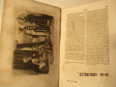 Le Monde histoire de tous les Peuples depuis les temps les plus reculés jusqu'à nos jours par M.M. Saint-Prosper, de Saurigny, Duponchel, le baron Korff, Belloc et l'abbé Martin, revue et continuée par... - Chine - Ton-Kin -Japon - Perse - Arabie - Turquie - Inde - Egypte - Alger, de E. de LOSTALOT-BACHOUÉ