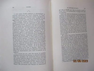 Annuaire-Bulletin de la Société de l'Histoire de France - Années 1936 & 1937(Liste des Membres - Procès-Verbal - Bibliographie - La première disgrâce de Simon Arnaud de Pomponne - Le personnel de la Cour du trésor (suite & fin), 1390/1520)