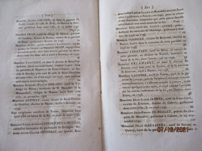 Les Confesseurs de la Foi dans l'Eglise Gallicane à la fin du Dix-Huitième siècle - Ouvrage rédigé sur des Mémoires authentiques, Par l'Abbé CARRON - Tome III ème.