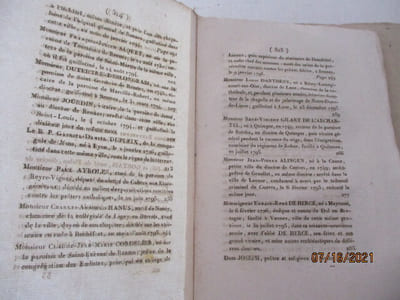 Les Confesseurs de la Foi dans l'Eglise Gallicane à la fin du Dix-Huitième siècle - Ouvrage rédigé sur des Mémoires authentiques, Par l'Abbé CARRON - Tome III ème.