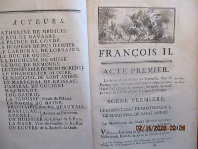 NouveauThéatre François - François II, roi de France - en cinq actes, par le Président HÉNAULT