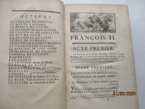NouveauThéatre François - François II, roi de France - en cinq actes, par le Président HÉNAULT . Charles-Jean-François HÉNAULT dARMOREZAN, dit le ...