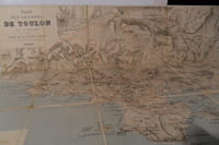 Plan des environs de Toulon par A. PAILLARD Publiée par Mr RUMEBE, Libraire