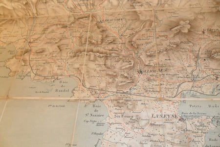 Plan des environs de Toulon par A. PAILLARD Publiée par Mr RUMEBE, Libraire