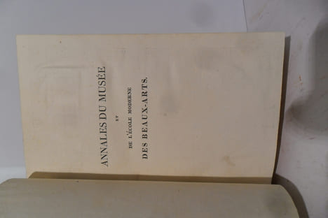 Annales du Musée et de l'Ecole Moderne des Beaux arts - Salons de 1819, 1822 & 1824 - SOIT 3 années complètes. . Annales du Musée et Ecole Moderne des ...
