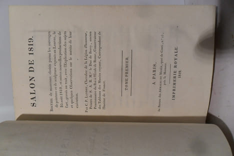 Annales du Musée et de l'Ecole Moderne des Beaux arts - Salons de 1819, 1822 & 1824 - SOIT 3 années complètes. . Annales du Musée et Ecole Moderne des ...