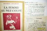 LA FEMME AU NEZ COUPE par Maurice d'Hartoy(La femme au nez coupé", c'est ainsi que l'on surnomme la mort en certaines contrées de l'Espagne", ...
