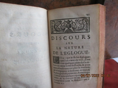 Poésies pastorales. Avec un traité sur la nature de l'églogue et une digression sur les Anciens et les Modernes. de Fontenelle ( Bernard Le Bovier de ...