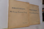 Bibliothèque de M. Georges-Emmanuel Lange - 1 ère & 2 ème Parties - Ventes des 16 & 17 décembre 1925 & 26 & 30 janvier 1926 par le Ministère de Me F. ...