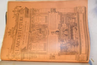 L'Architecture - Journal hebdomadaire de la société centrale des Architectes Français(archéologie - bibliographie - Législation, etc)
