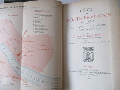 Côtes et Ports Français de l'Océan - Le travail de l'homme et l'oeuvre du temps par Charles Lenthéric . LENTHERIC, Charles