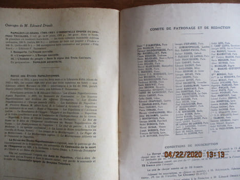 Revue des études napoléoniennes - -  XVIII° année - N° 82 Les Polonais à la Moskova -  Le Roi de Rome, ou le Rêve de l'Empereur (1810-1815) , ...