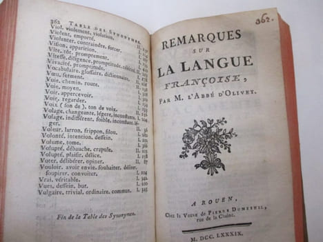 Synonymes français, leurs différentes significations, et le choix qu'il faut en faire pour parler avec justesse Par M. l'abbé Girard, nouvelle ...
