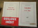 Salido suivi de OK Joe - Vingt ans ma belle âge  - 2 Ouvrages de Louis Guilloux .  Louis Guilloux - Saint-Brieuc, 1899, 1980 .