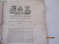 Monarchie - Mandement de Mr les Vicaires-Généraux-Cap. , Administrateurs du diocèse de Nantes,.., pour l'exécution du voeu du feu roi louis XIII, de glorieuse mémoire.