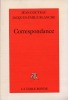 Correspondance Jean Cocteau - Jacques-Emile Blanche PARIS, La Table Ronde - 1993 - Broché - In-8, 14 x 20,5 cm - 201 pages - bon exemplaire. Jean ...