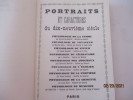 Portraits et Caractères du dix-neuvième siècle - Physiologies : de la femme, du voyageur, du viveur, du célibataire, des amoureux, de l'écolier, de la ...