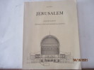 Israël - Jerusalem, selected plans of historical sites and monumental buildings, de Dan Bahat. . Dan Bahat
