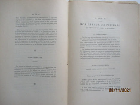 Histoire de l'Abbaye Royale de N.-D. de la Couronne, La Réforme de l'abbaye, Les derniers Abbés, notice sur les Prieurés par l'abbé Blanchet . Abbé ...