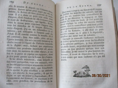 Voyage en Dalmatie. Traduit de l' Italien - Avec figures,  de l'Abbé Fortis. . FORTIS Abbé - lberto Fortis (né Giovanni Battista Fortis) - Padoue, 10 ...