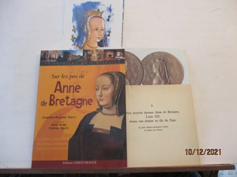 Sur les pas d'Anne de Bretagne, de Geneviève-Morgane Tanguy. Geneviève-Morgane Tanguy