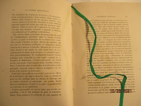 La Patrie hongroise de Madame Adam . Madame Adam (Juliette Lamber,1836-1936)