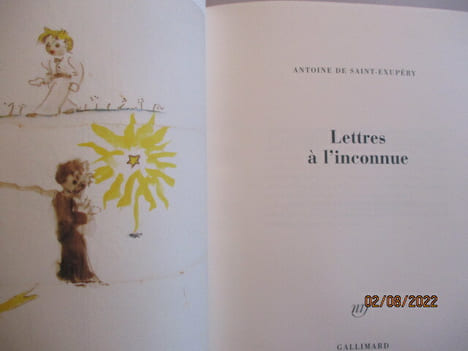 Lettres à l'Inconnue de Antoine de Saint-Exupéry. Antoine de Saint-Exupéry