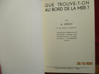 Que trouve-t-on au bord de la mer? par A. Kosch