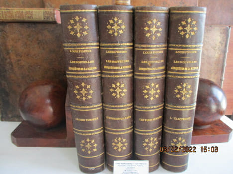 Les nouvelles conquêtes de la science - 4 Volumes - T. I) : L'électricité : L'éclairage électrique, le téléphone et le microphone, l'électricité force ...