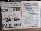 Elections Législatives de 1936 - Manifeste Croix de Feu : Pour le Peuple : Par le Peuple. Collectif -  LA ROCQUE