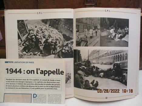 Paris, les heures glorieuses, août 1944 Le C.P... - Comité parisien de la Libération. Claude Roy - colonel Bernouilli (Paul Bergeron)