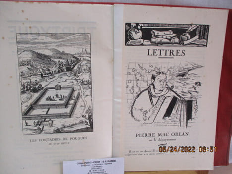 Triptyque, Lettres, Arts, Sciences, Spécial Pierre Mac Orlan ( Moëlan, Le Capitaine van Coppen) --- Les écrivains contemporains: Pierre Mac Orlan - 2 ...