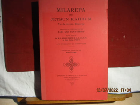Milarepa ou Jetsun-Kahbum - Vie de Jetsün Milarepa.. Jetsün Milarepa - Traduit du thibétain par le Lama Kazi Dawa-Samdup - Traduction française de ...