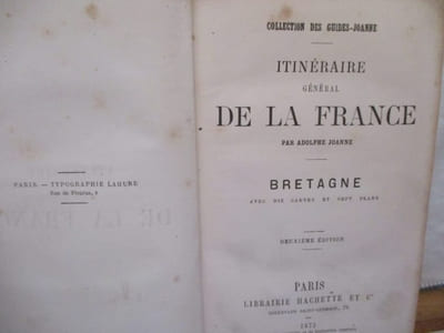 France-Bretagne - Itinéraire Général de la France