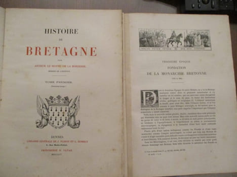 Histoire de Bretagne de Arthur Le Moïne de La Borderie,. Arthur Le Moïne de La Borderie - Barthélémy Pocquet du Haut-Jussé