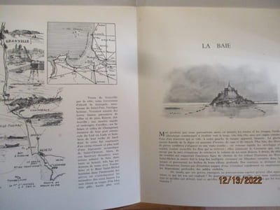 Histoire illustrée du Mont-Saint-Michel - Normandie (Ouvrage dédié "aux amis du Mont Saint Michel". Préface de DANIEL-ROPS décrivant le livre "c'est à la fois une biographie et une description, une évocation et une histoire".