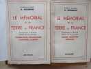 4 volumes - Le mémorial de la terre de France. contribution à l'histoire militaire de nos provinces, Savoie, Dauphiné, Provence  & Champagne, -et ...