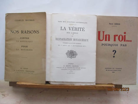 Monarchie - Trois mois d'histoire contemporaine, La Vérité sur l'Essai de Restauration Monarchique, Événements qui se sont accomplis du août au 5 ...