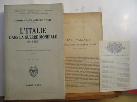 L'Italie dans la guerre mondiale (1915/1918) & lettres d'un volontaire italien. Commandant Amédée Tosti - Traduit de l'italien par Fernand Hayward - ...