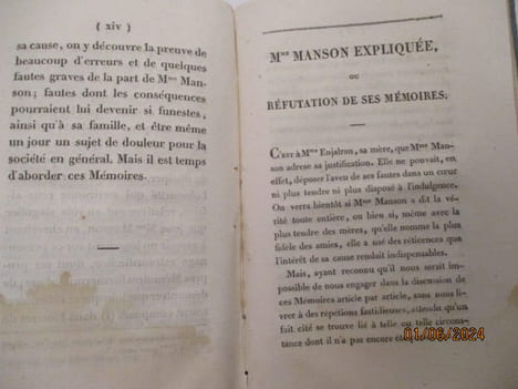 Droit -Législation: I) Exposé des machinations ourdies par le sieur Romain, Limonadier du Café des Mille-colonnes, assisté des sieurs ...