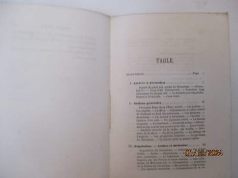 Jérusalem, Notes de voyage -- Pages d'évangile pour notre temps - 2 ouvrages Comte de LETOURVILLE (Charles-Marie de ROSSET de LÉTOURVILLE) --- ...